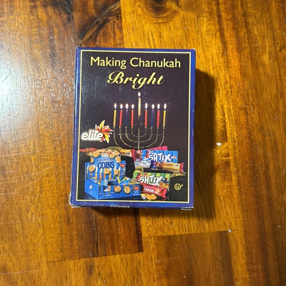 NIB Menorah with Candles - Picture 7 of 8